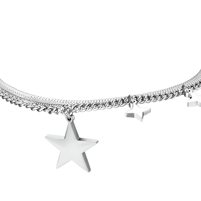 WOMEN'S BRACELET IN IP GOLD STEEL WITH STAR