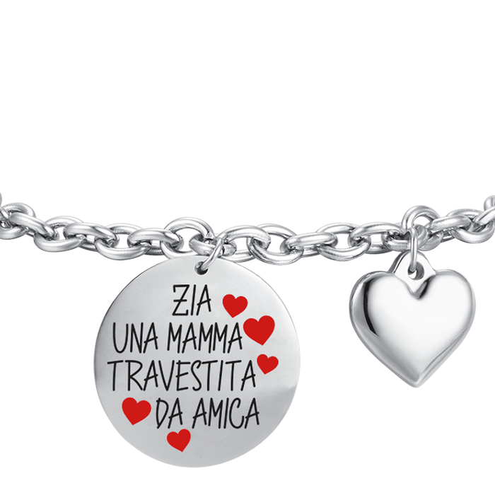 WOMEN'S STEEL BRACELET AUNTIE A MOTHER DISGUISED AS A FRIEND