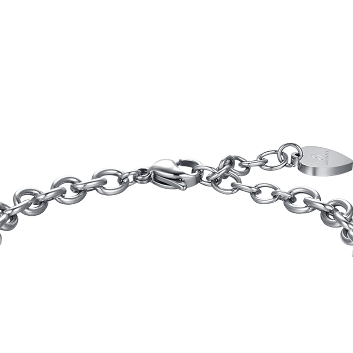 BRACCIALE DONNA IN ACCIAIO TI VOGLIO BENE ZIA