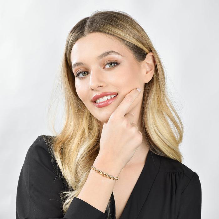 BRACELET EN ACIER POUR FEMME LA PLUS BELLE CHOSE C'EST D'AVOIR UNE MÈRE COMME TOI