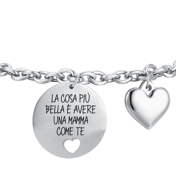 BRACELET EN ACIER POUR FEMME LA PLUS BELLE CHOSE C'EST D'AVOIR UNE MÈRE COMME TOI
