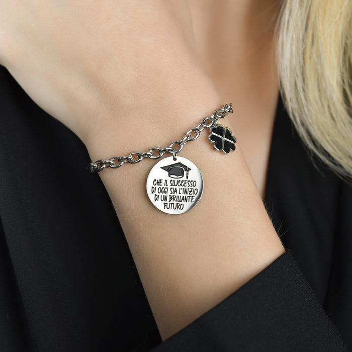 WOMEN'S STEEL BRACELET LET TODAY'S SUCCESS BE THE BEGINNING OF A BRILLIANT YEAR