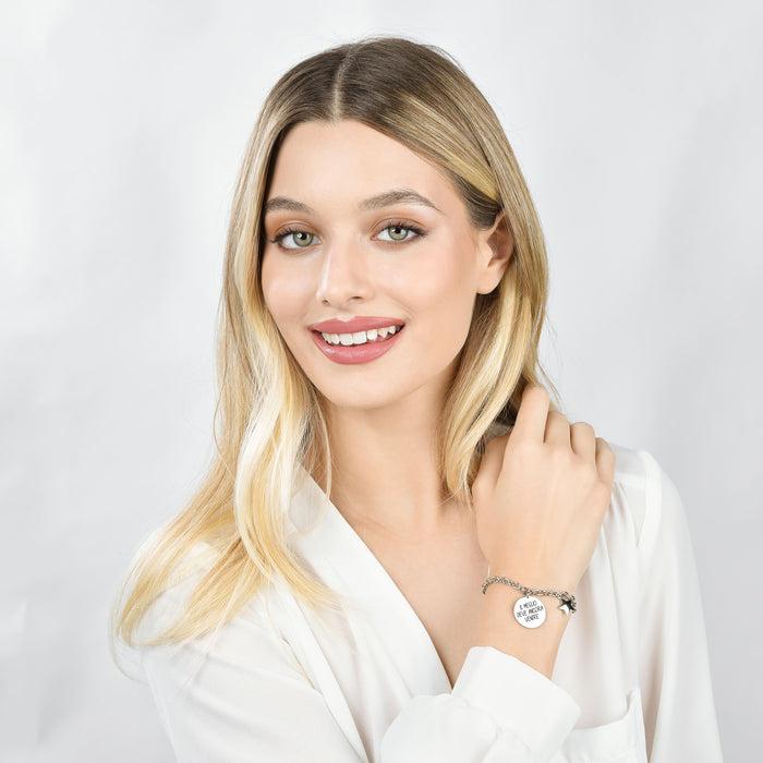 BRACCIALE DONNA IN ACCIAIO 18 IL MEGLIO DEVE ANCORA VENIRE