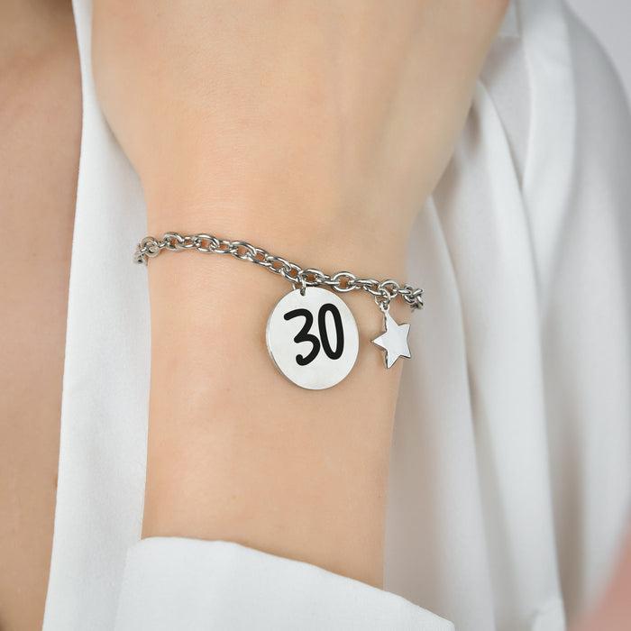 BRACCIALE DONNA IN ACCIAIO 30 IL MEGLIO DEVE ANCORA VENIRE