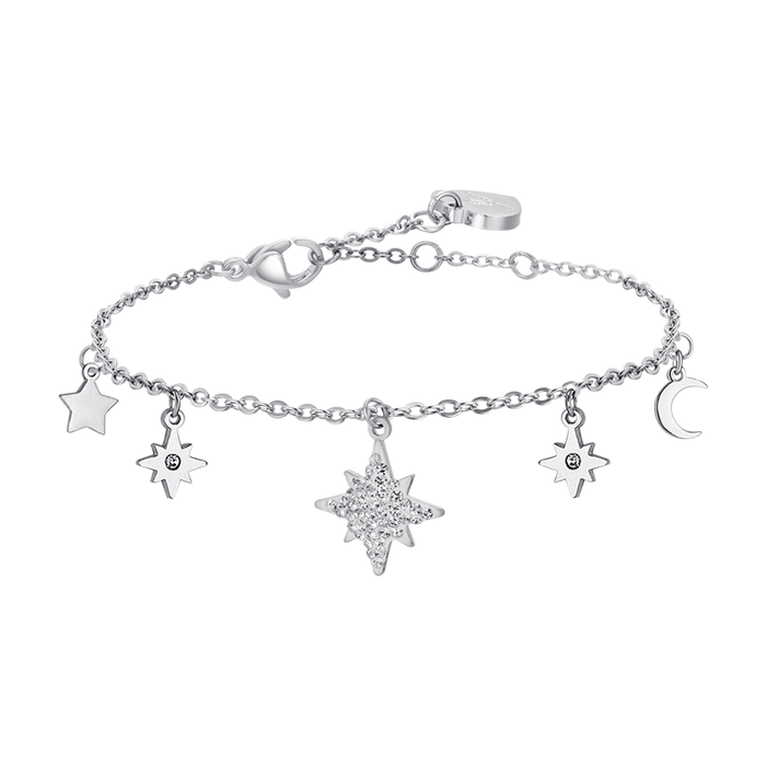 WOMEN'S STEEL BRACELET WITH SISSI STAR