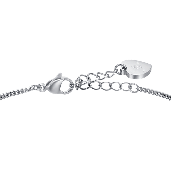WOMEN'S STEEL BRACELET WITH RHOMBUSES