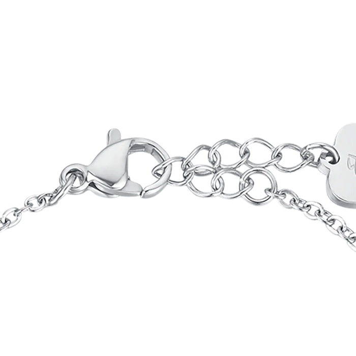 BRACCIALE BAMBINA IN ACCIAIO CON CUORE