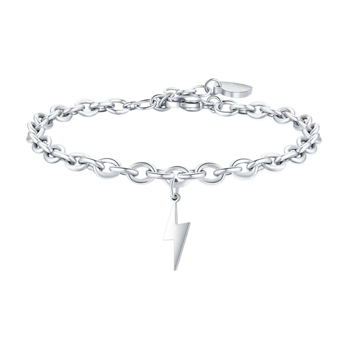 BRACELET FEMME EN ACIER AVEC FOUDRE