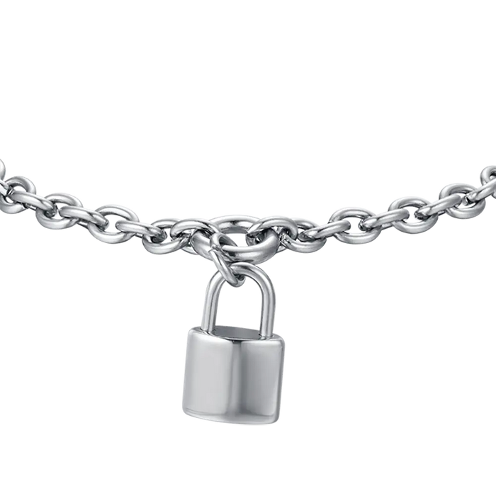 BRACELET FEMME EN ACIER AVEC CADENAS