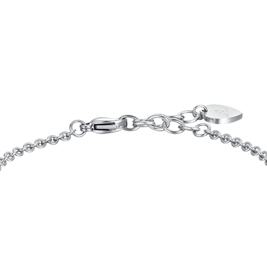 BRACCIALE DONNA IN ACCIAIO CON STELLA PUNTO LUCE AZZURRO