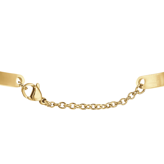 BRACCIALE DONNA IN ACCIAIO DORATO LET LIFE SURPRISE YOU