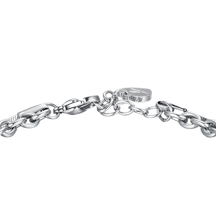 BRACCIALE DONNA IN ACCIAIO IP GOLD CON CUORE E CERCHIO
