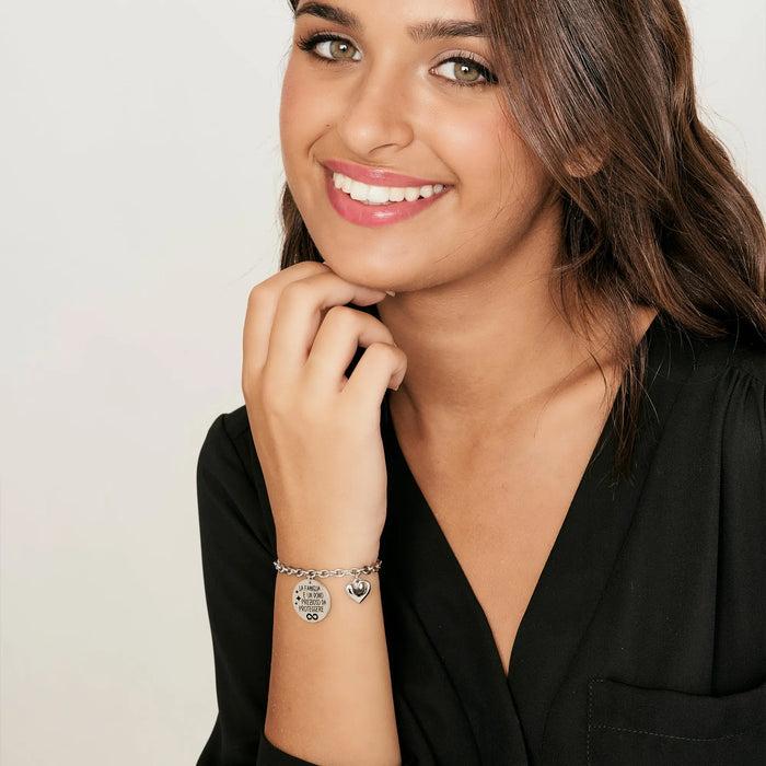 WOMEN'S STEEL BRACELET FAMILY IS A PRECIOUS GIFT TO BE PROTECTED