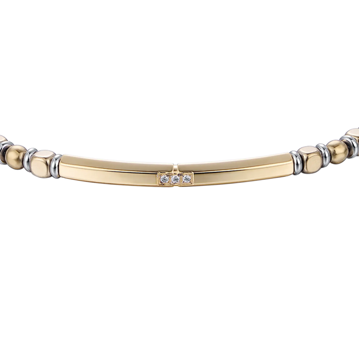 MEN'S BRACELET IN STEEL WITH HEMATITE STEEL