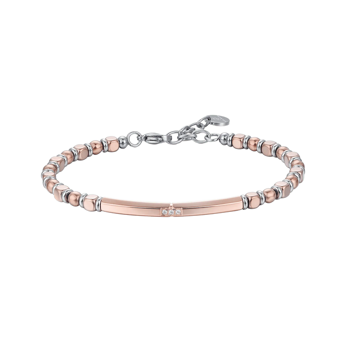 MEN'S BRACELET IN STEEL WITH HEMATITE STEEL