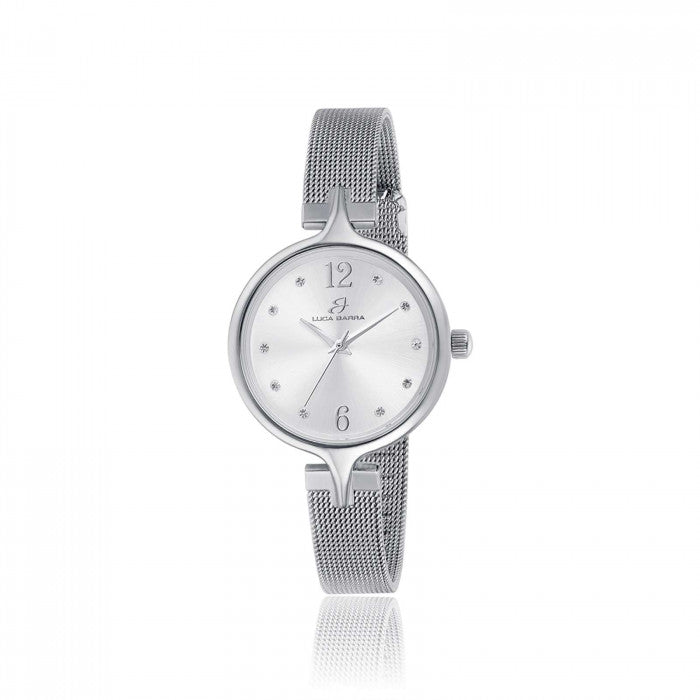 WATCH WITH STEEL CASE SILVER DIAL STEEL BRACELET