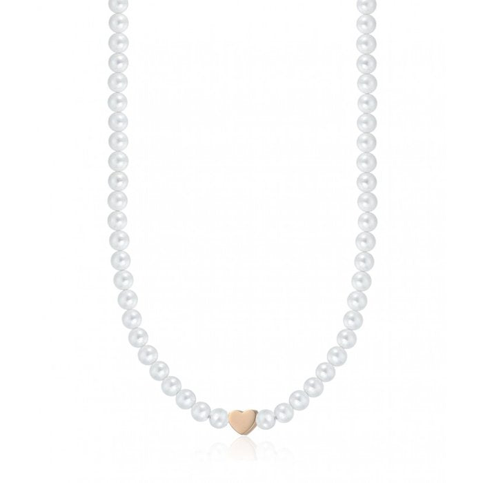Collana Con Perle E Cuore