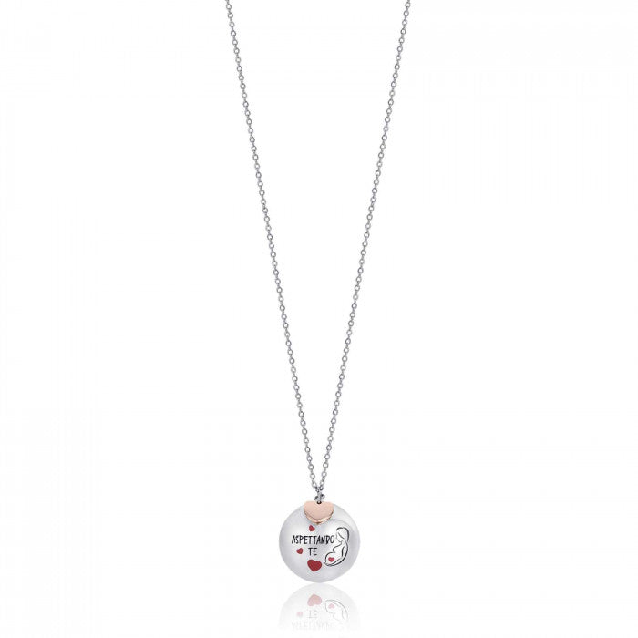 COLLANA CHIAMA ANGELI IN ACCIAIO