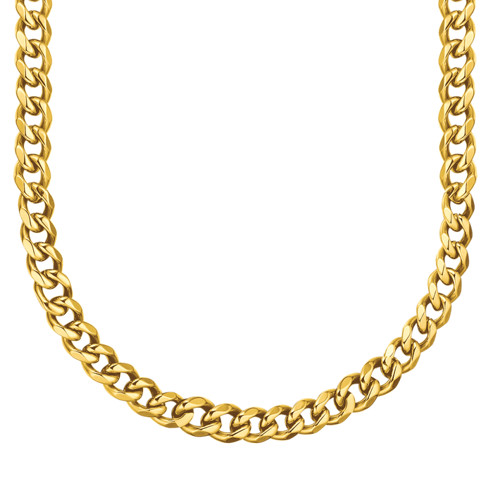 UNISEX STEEL NECKLACE WITH 11 MM CHAIN ​​LINK