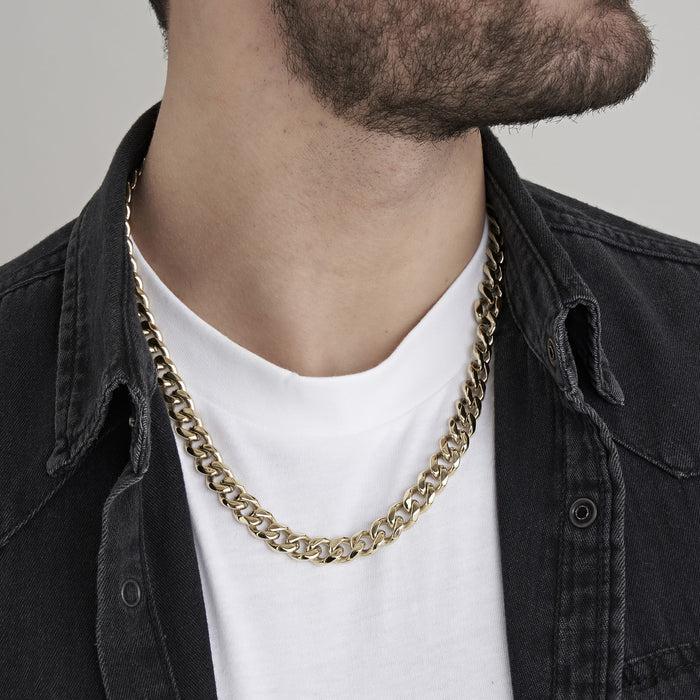 UNISEX STEEL NECKLACE WITH 11 MM CHAIN ​​LINK