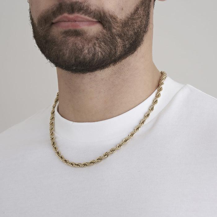 UNISEX STEEL NECKLACE 6 MM
