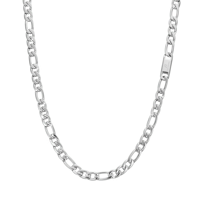 COLLANA UOMO IN ACCIAIO MAGLIA GROUMETTE