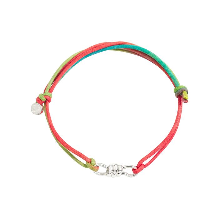 BRACELET NŒUD ARC-EN-CIEL