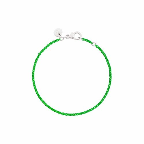 BRACELET VERT ARGENT