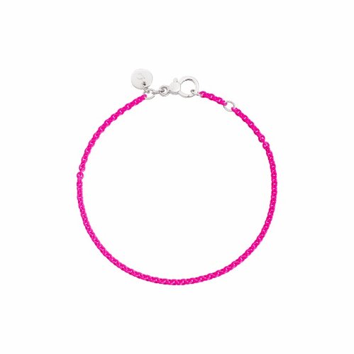 BRACCIALE IN ARGENTO ROSA