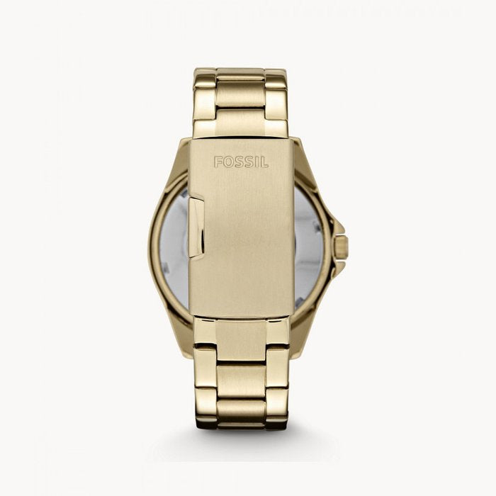 Orologio in acciaio inossidabile color oro multifunzione Riley