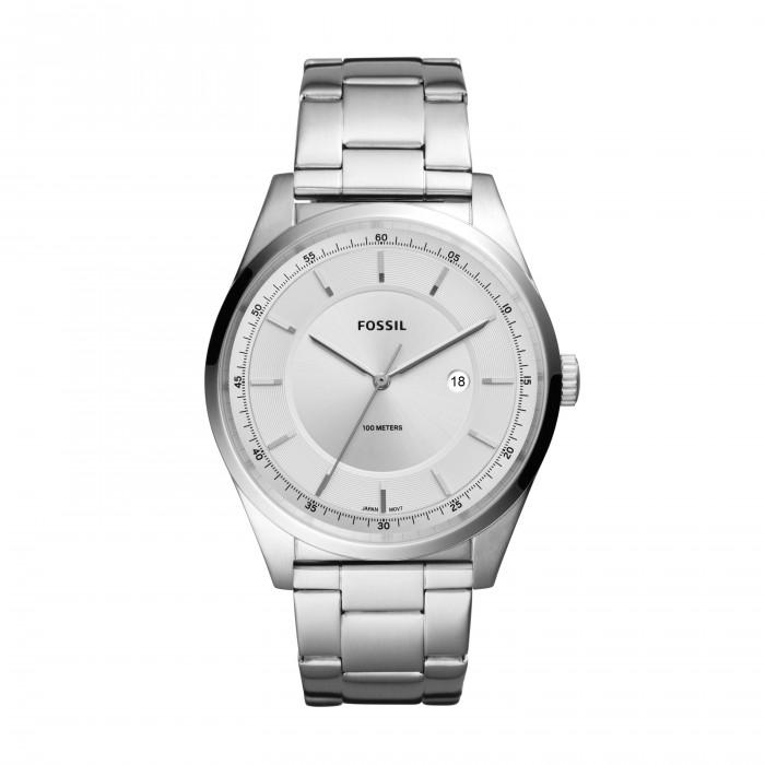 Orologio Mathis a tre sfere in acciaio con datario - gioielleriaperdichizzi.it
