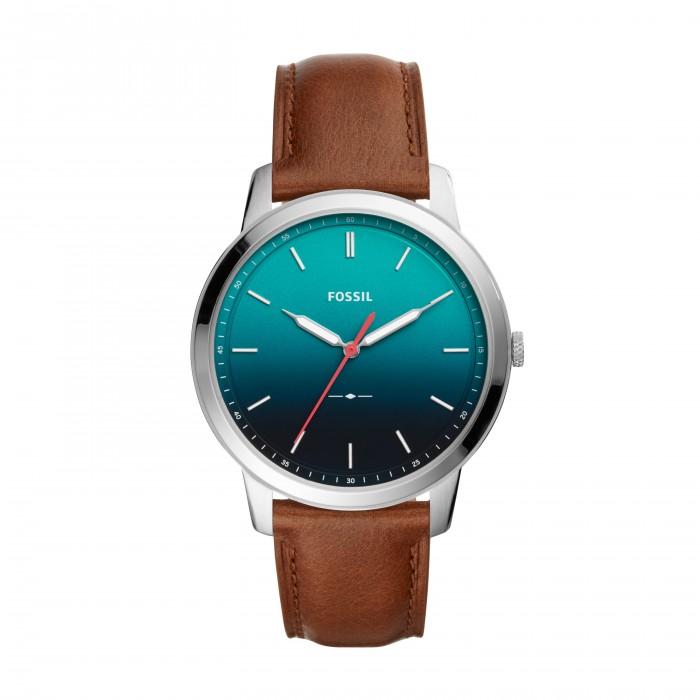 Orologio The Minimalist a tre lancette con cinturino in pelle marrone - gioielleriaperdichizzi.it