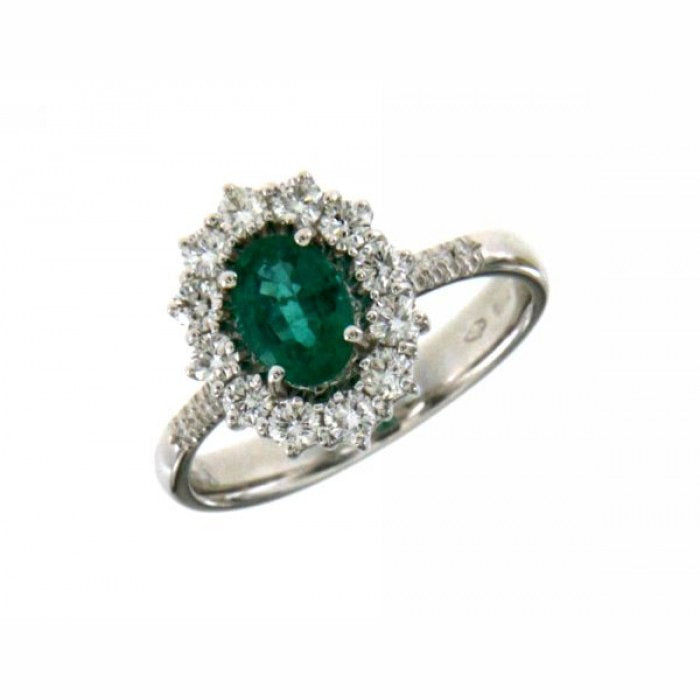Anello smeraldo e br