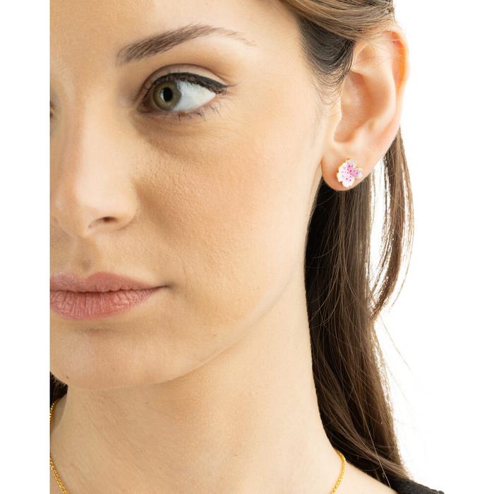 Mini Peach Blossom Earrings