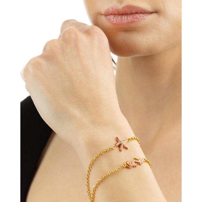 Bracelet Rolo Hippocampe Lapilli
