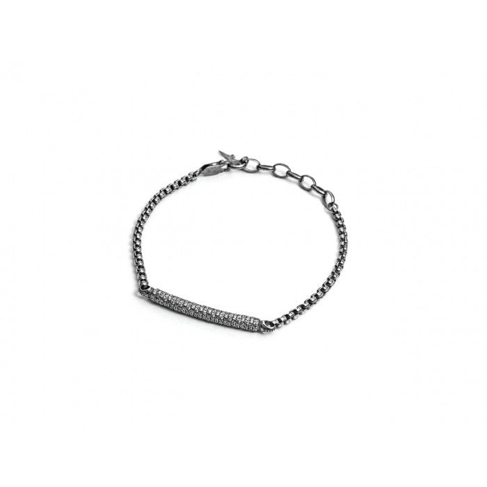 Bracciale piastra zirconi