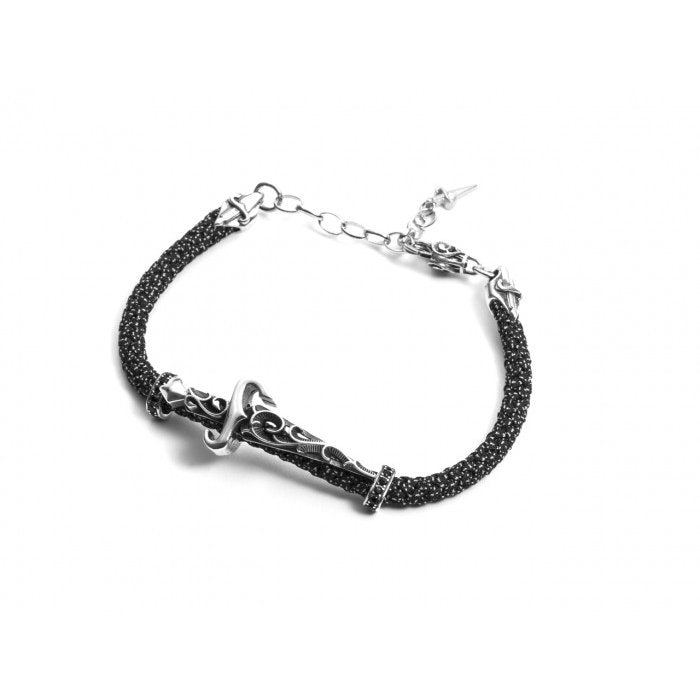 Bracciale cordino spadino