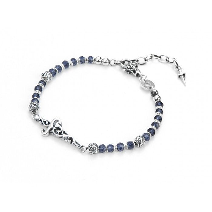 Bracelet chapelet corps bleu