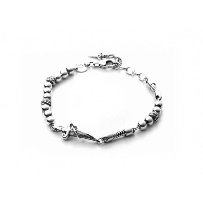 Bracciale pallini spadino