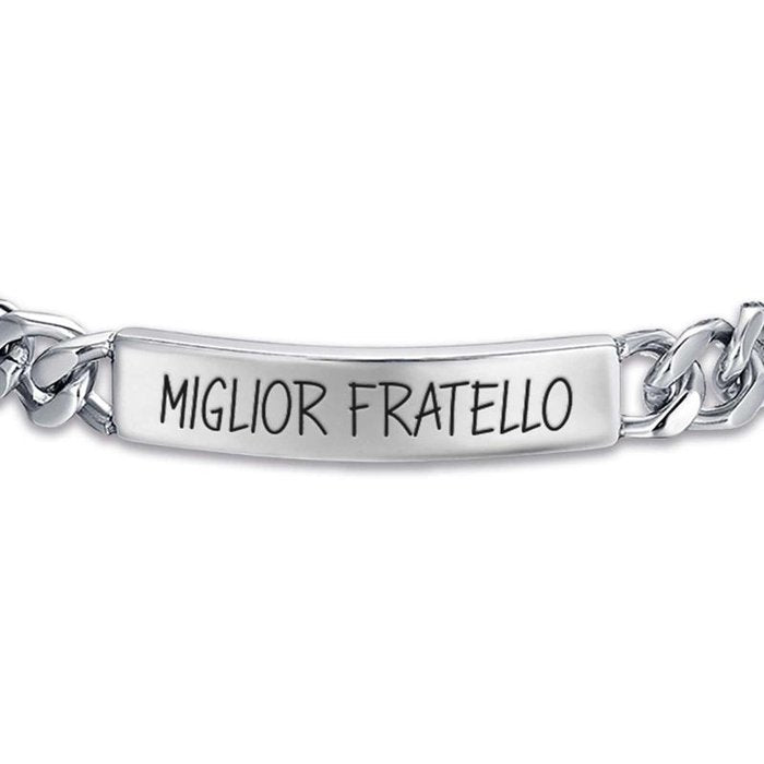 Bracciale in acciaio miglior fratello