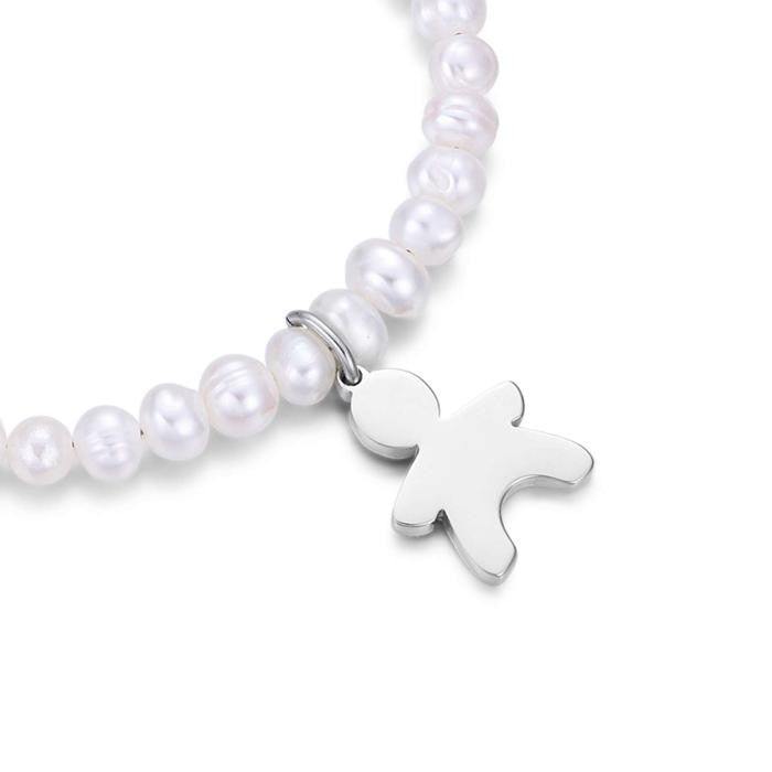 Bracelet avec perles et enfant