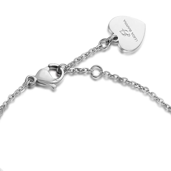 Bracelet en acier avec cœurs