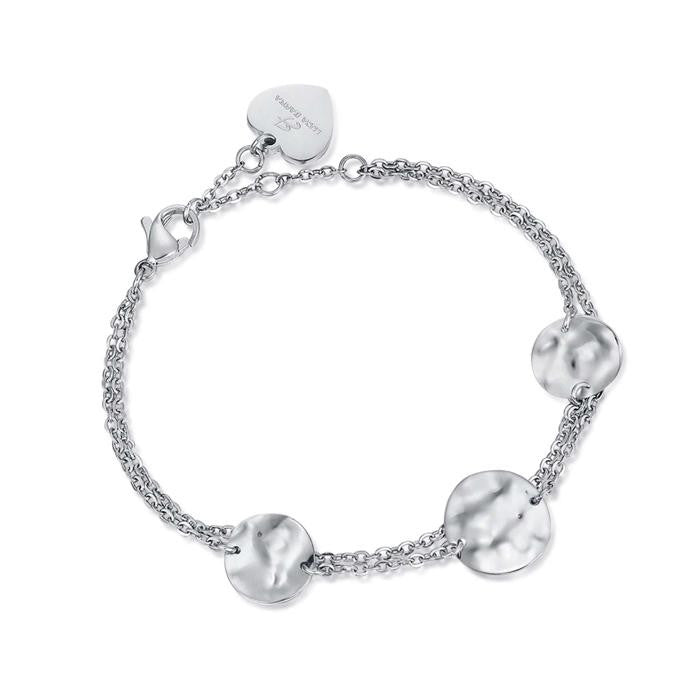 Bracelet en acier martelé