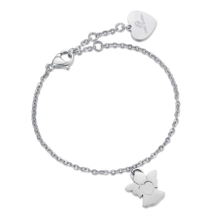 Steel Bracelet With Angel