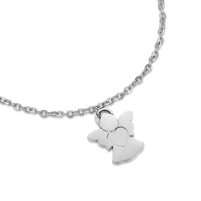 Steel Bracelet With Angel