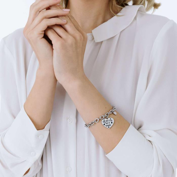 Bracelet en acier Never Stop Dreaming
