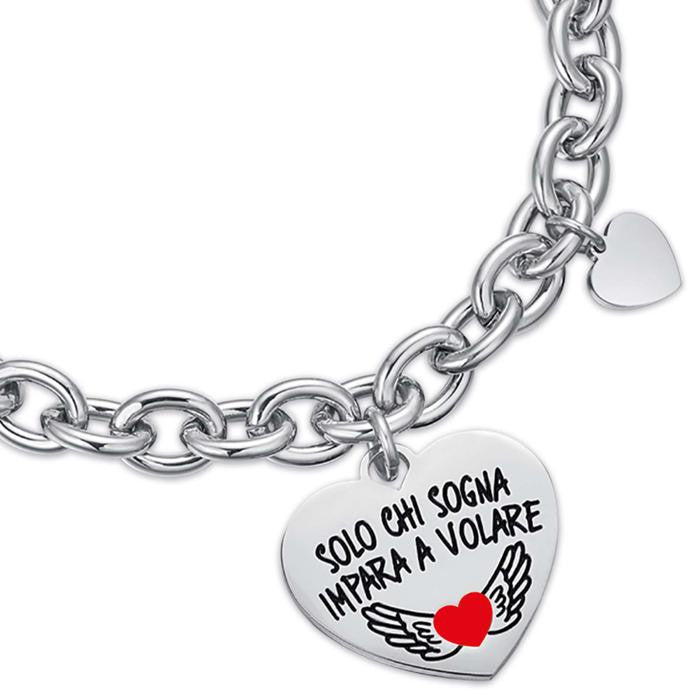 Bracelet en acier Seuls ceux qui rêvent apprennent à voler