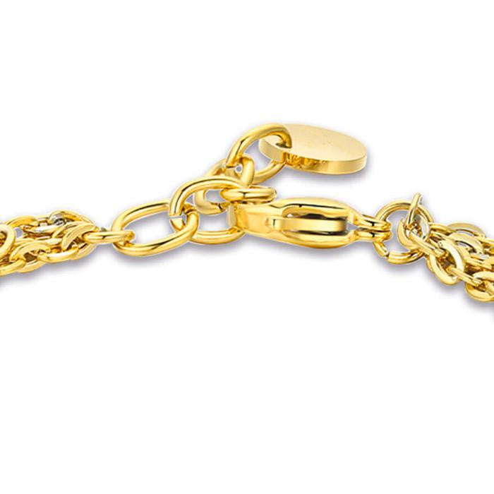 Bracelet en acier doré IP