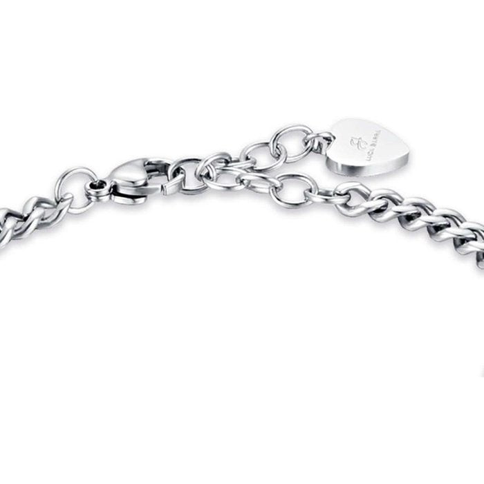 Bracciale in acciaio con cuore