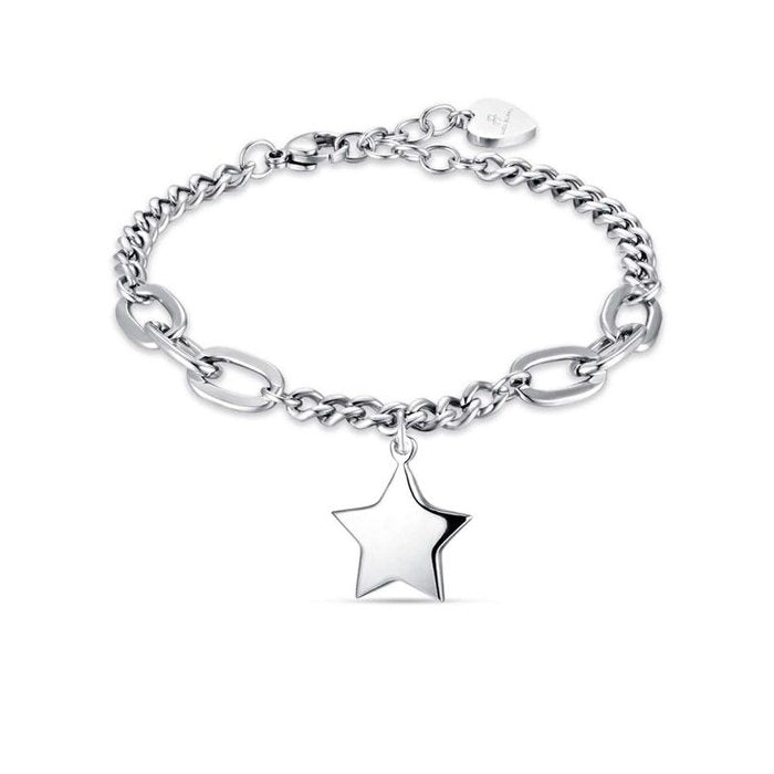 Bracelet en acier avec étoile